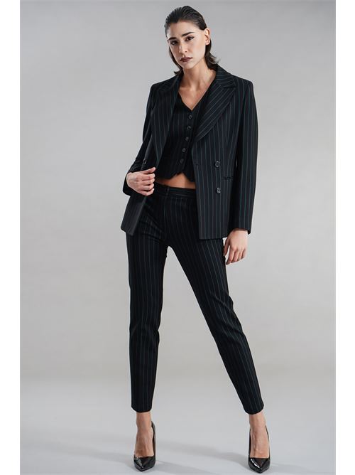 Giacca doppio petto GM by Gai Mattiolo | GM3577NERO/VERDE
